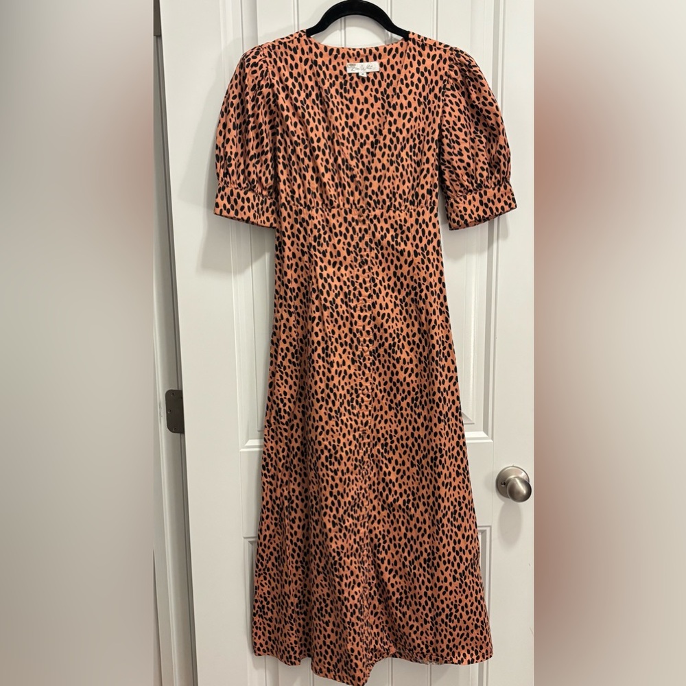 Love, Whit by Whitney Port - Dotted Puffed Sleeve Dress